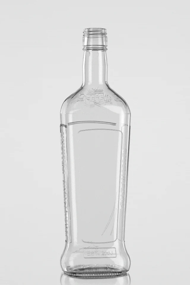 Бутылка 750 мл, горловина В-31-4в, модель 129-В-31-4в-750-4